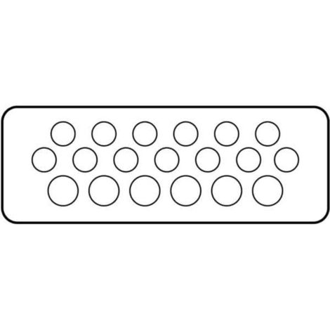Eaton Flangia, goffratura 5x M25, 6x M25/16, 6x M32/20, AxLxP=116x329x23mm, 017236