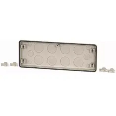 Eaton Flansch, Vorprägung 4xM16, 2xM25/16, 8xM40/25, HxBxT=116x329x23mm 019609