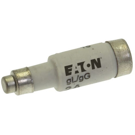 Eaton Insert de fusible, Basse tension, 2 A, CA 400 V, 50 kA, D01, gL/gG, IEC, temporisé, 2NZ01