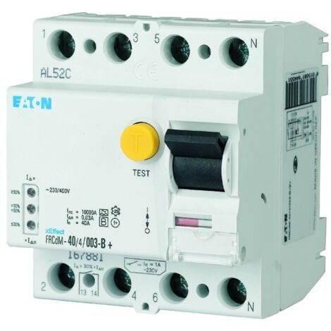 EATON interr. differenziale dig. 40A 4p 30mA tipo G/B, 167893