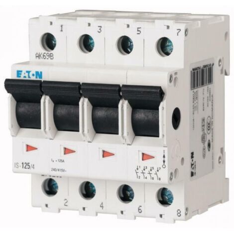 Eaton is-80/4 interruttore di manovra sezionatore 4x80a 276281