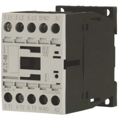 Eaton Leistungsschütz, 3-polig, 380 V 400 V 3 kW, 1 S, 24 V 50 Hz, Wechselstrombetätigung, Schraubklemmen 276537