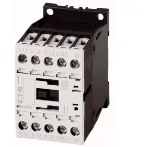 Eaton Leistungsschütz, 3-polig, 380 V 400 V 4 kW, 1 Ö, 230 V 50/60 Hz, Wechselstrombetätigung, Schraubklemmen 276733