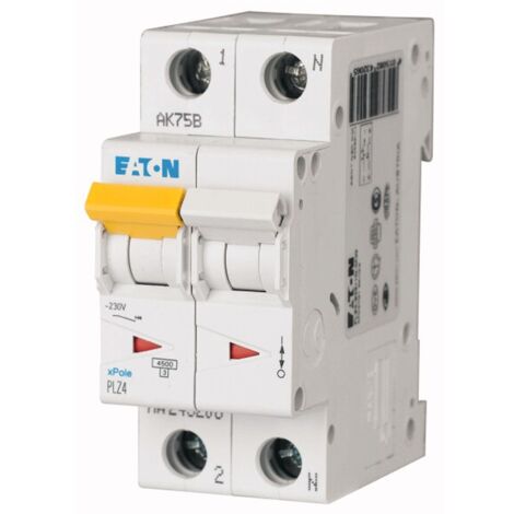 Eaton Leitungsschutzschalter 25A 1P+N 4,5 KA 2 Module 243232