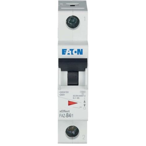 Eaton Leitungsschutzschalter, 4 A, 1p, Charakteristik: B 278527