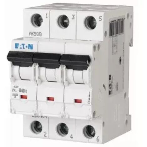 Eaton Leitungsschutzschalter (MCB), 40 A, 3p, Charakteristik: B,  236404