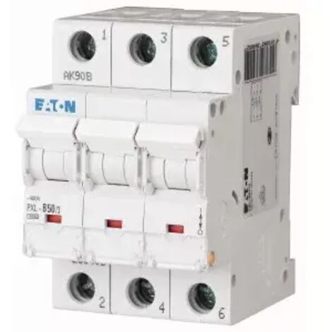Eaton Leitungsschutzschalter (MCB), 50 A, 3p, Charakteristik: B,  236405
