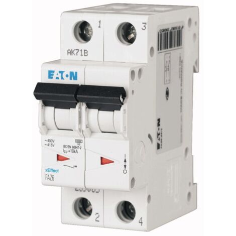 Eaton LS-Schalter 32A 2-polig 6KA 2 Module 239106