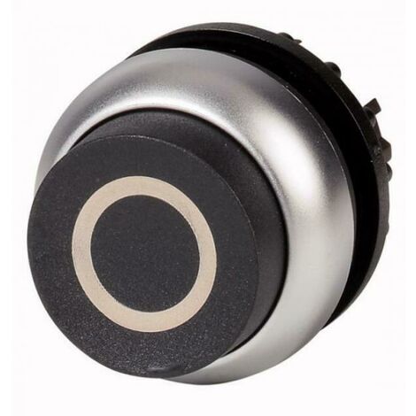 Eaton m22-dh-s-x0 - pulsante, sporgente, nero 0 ad impulso 216659