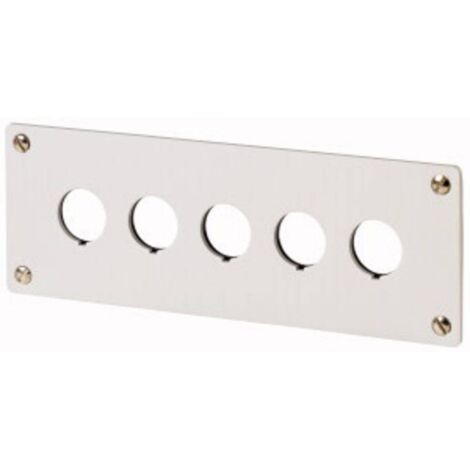 Eaton M22-E5 216546 Telaio da incasso 5 posizioni di montaggio (Ø x A) 22 mm x 72 mm Grigio 1 pz.