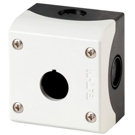 Eaton M22-I1 216535 Aufbaugehäuse 1 Einbaustelle, für Bodenbefestigung (Ø x H) 22 mm x 80 mm  Anthra