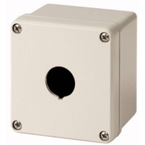 Eaton M22-I1M-SAL 118457 Boîtier en saillie 1 emplacement (Ø x H) 22 mm x 84 mm gris 1 pc(s)