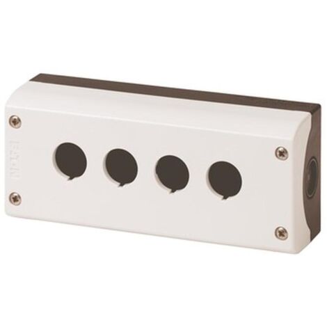 Eaton M22-I4 216539 Aufbaugehäuse 4 Einbaustellen, für Bodenbefestigung (Ø x H) 22 mm x 80 mm  Anthr