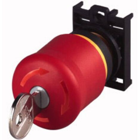 Eaton M22-PVS/K01 Interrupteur à clé rouge sécurité