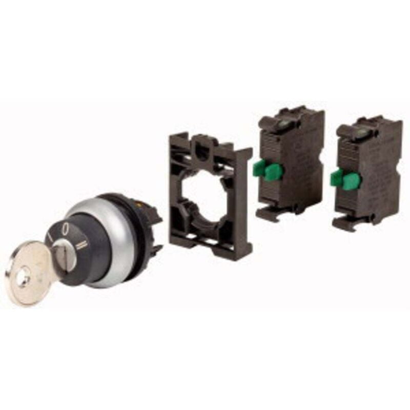 110919 M22-WS3-2K10-BVP Interrupteur à clé collerette plastique clé noir 1 pc(s) - Eaton
