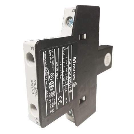 Eaton Miller DILM32-XHI11-S Side auxiliary contact module 2 poles 16A