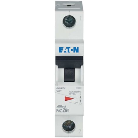 EATON (MOELLER) DISJONCTEUR FAZ-Z6/1 Z 6 A, 1P INTERRUPTEUR DE CIRCUIT 278623