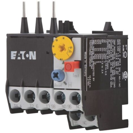 Eaton Motorschutzrelais, Ir= 0.4 - 0.6 A, 1 S, 1 Ö, Direktanbau 014333