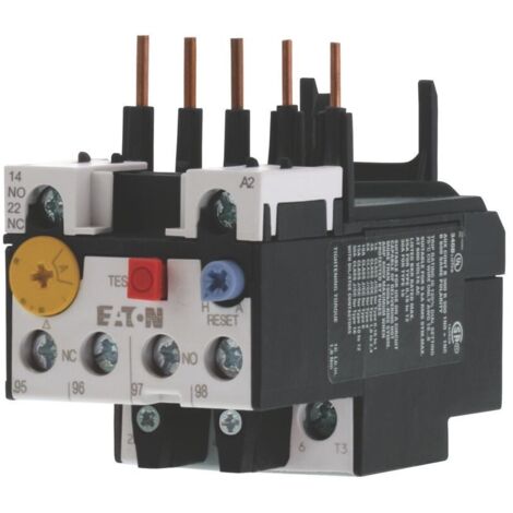 Eaton Motorschutzrelais, ZB12, Ir= 0.4 - 0.6 A, 1 S, 1 Ö, Direktanbau, IP20 278434