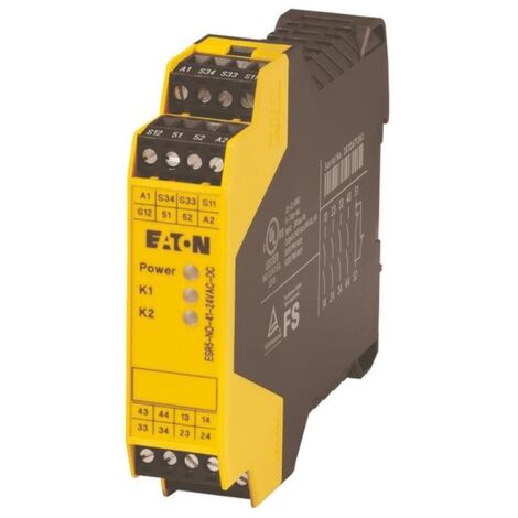 Eaton Not-Aus-Relais 24VDC/AC 4 Stromkreise 118701