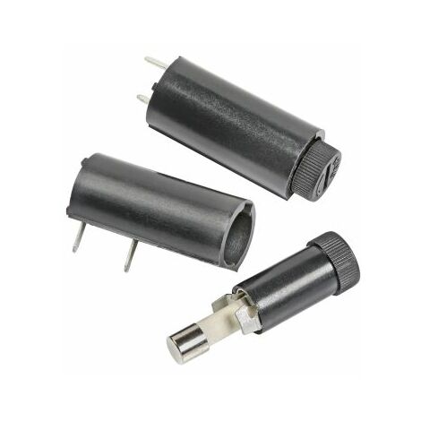 Eaton – Porte-fusible monté sur circuit – Fusible standard 5mm x 20mm – Tension 250V – Intensité 10A – Pour circuits imprimés