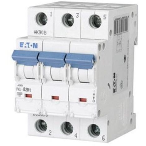 EATON PXL-B20/3, INTERRUTTORE AUTOMATICO DA INSTALLAZIONE, 3 POLI, 236393