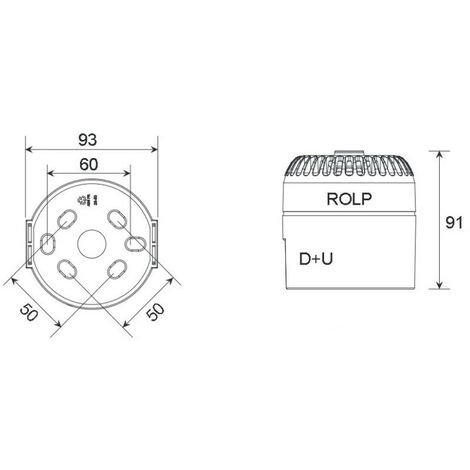 Eaton ROLP/C/B/T/L/Cls B/24+48V DispoSitif sonore d'alarme feu