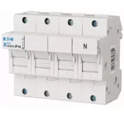 Eaton Sicherungs-Lasttrennschalter, 50A, 3p+N, Gr.22x51 192379
