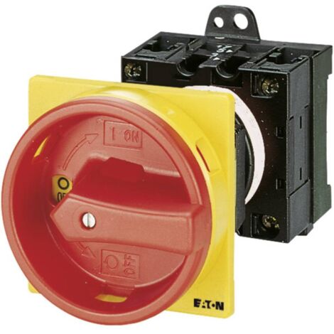 Eaton T0-2-1/V/SVB Commutateur à cames refermable 20 A 1 x 90 ° rouge, jaune 1 pc(s)