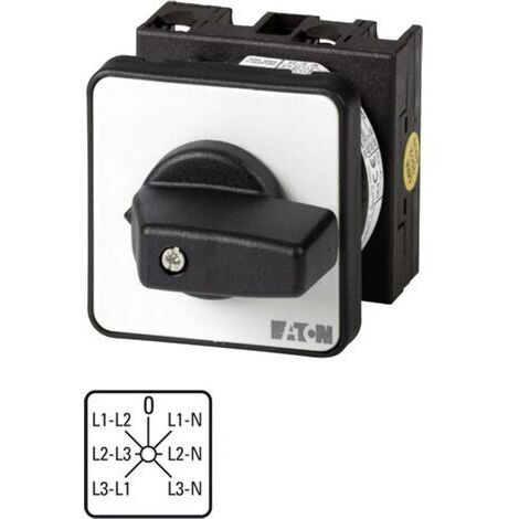 Eaton T0-3-8007/E Commutateur à cames 20 A gris, noir 1 pc(s)