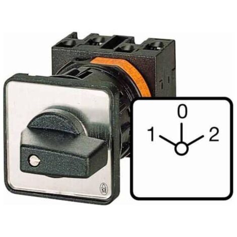 Eaton T0-3-8401/E Interruttore a camme 20 A 690 V 2 x 30 ° Grigio, Nero 1 pz.
