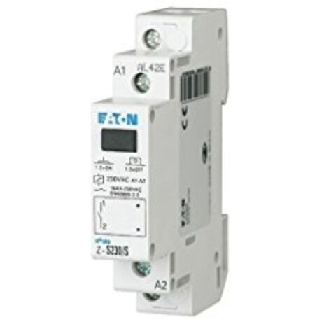 Eaton – Télérupteur modulaire 16A 230V AC – 1 contact à fermeture – Fréquence 50Hz – Installation simple pour tableau électrique