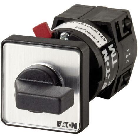 Eaton TM-1-15431/EZ Commutateur à cames 10 A 500 V 2 x 60 ° gris, noir 1 pc(s) D72431