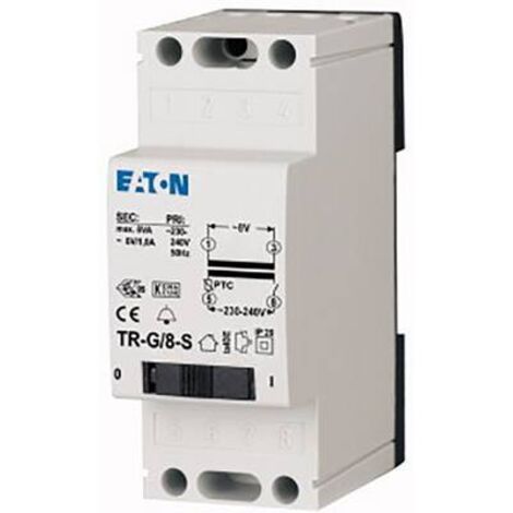 Eaton Transformateur 230 V, 8 V, 1 A, 2 HP, 272482