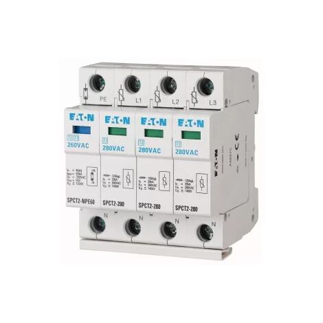 Eaton 167620 SPCT2-280-3+NPE Überspannungsschutz-Ableiter Überspannungsschutz für: Verteilerschrank