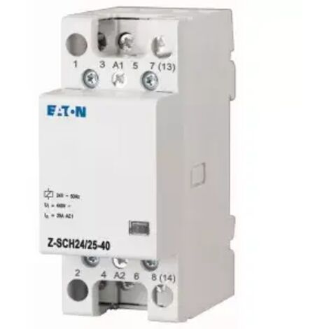 Eaton Z-SCH24/25-40 Installationsschütz Nennspannung: 24 V/AC Schaltstrom (max.): 25 A 4 Schließer