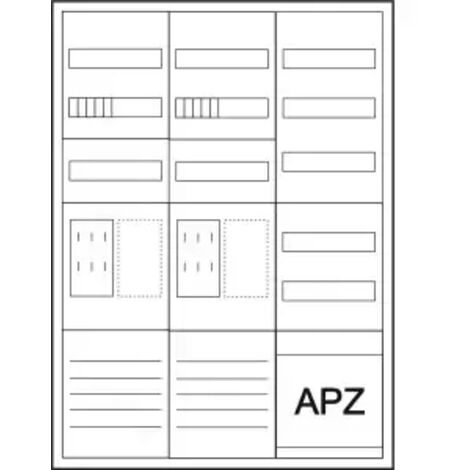Eaton Zähler-Komplettschrank für eHZ, ohne Bestückung,  191014