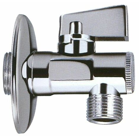 eau Chrome vanne d'isolement de la balle 1/2 x 3/8 levier de bsp pour les robinets de plomberie
