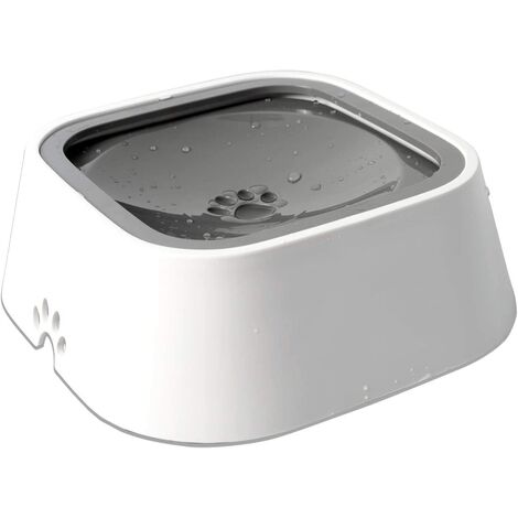 Eau de Chien Véhicule Bol Porté Bol Chat Flottant Bol d'eau Eau Lente Distributeur d'alimentation Anti-Débordement Animal de Compagnie Fontaine Portable Voiture Chien & Chat