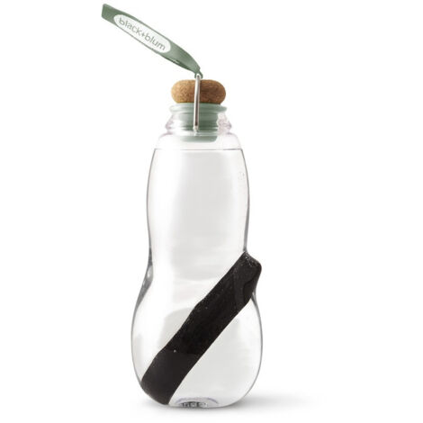 Eau Good Bouteille et charbon purificateur d'eau Black and Blum Transparent Bouteille olive + charbon - Transparent
