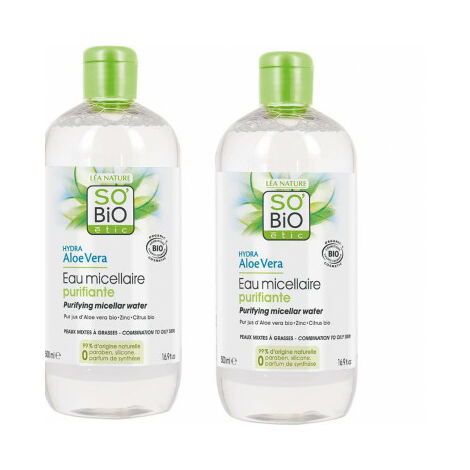 Eau Micellaire Hydratante Hydra Aloe Vera Bio Lot De 2