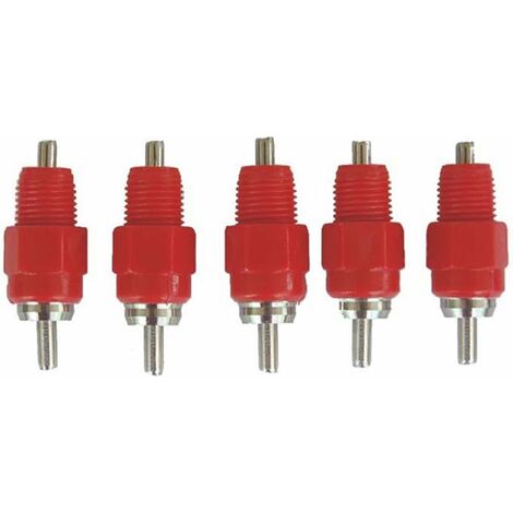 Eau Tetine Poulet Alimentateur Fournitures de Volaille Poule Vis dans le style,Starlight,5PCS