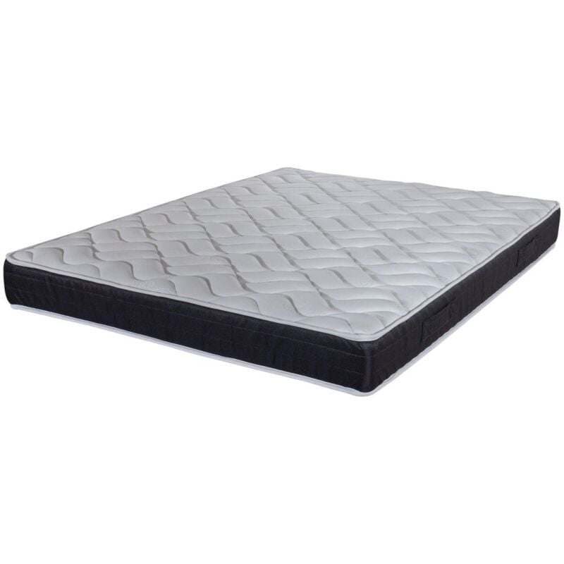 Matelas 140x190 Malta - Mousse - Hauteur 20 cm - 3 zones - Soutien très ferme