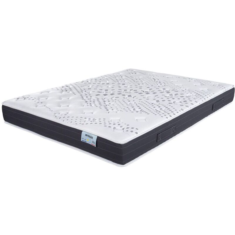 Matelas 140x190 Myriade - Mousse - Hauteur 21 cm - 5 zones - Soutien medium