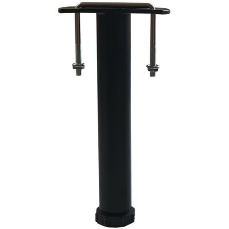 Ebac Literie – Pied de liaison métal H 21 à 32 cm – Pour sommier métal – Installation facile – Éco-conçu – Largeur cavalier 65 mm