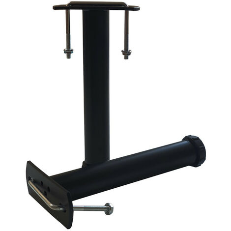 Pieds de liaison métal H 21 à 32 cm – Pour sommier métal – Couleur grise – Largeur cavalier 65 mm – Produit éco-conçu – Ebac Literie