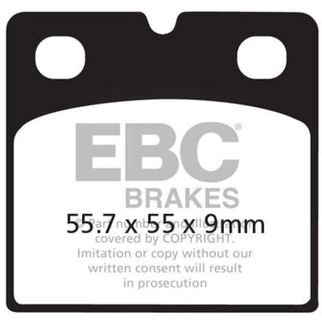 EBC FA018 Bremsbeläge (Satz für 1 Bremsscheibe)