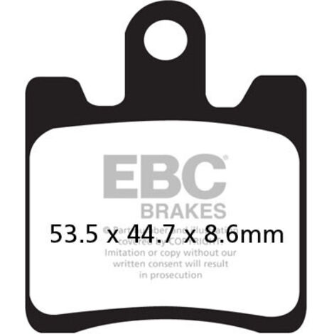 EBC SFAC283/4 Carbon-Bremsbeläge für Roller (Satz für 1 Bremsscheibe)