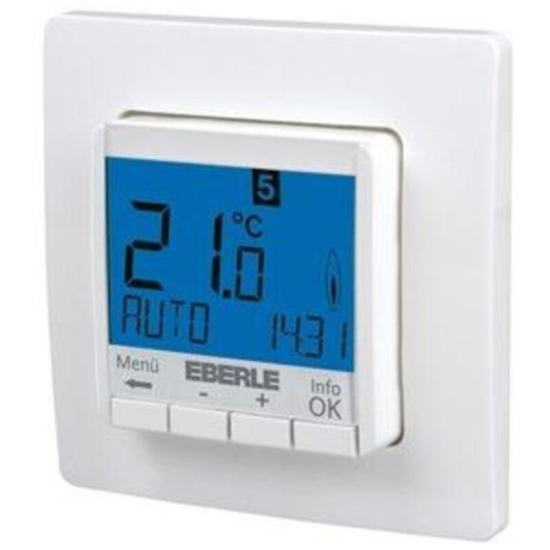 Le Sanitaire Eberle 527810355100 Unterputz Temperaturregler Fit 3r Mit Hinterbeleuchtung Blau