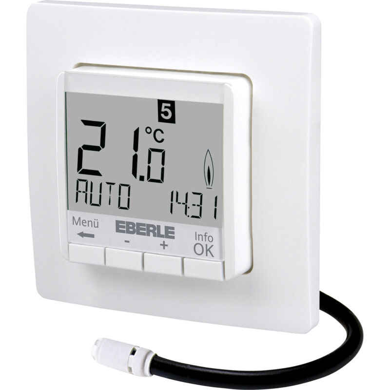 527 8124 55 100 Fit 3f Raumthermostat Unterputz Heizen, Bodentemperatur 1 St. - Eberle